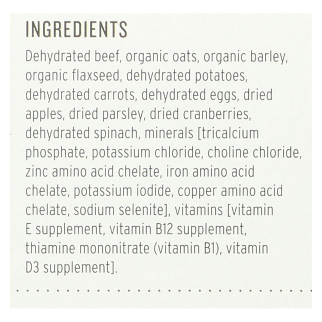 The Honest Kitchen - Dog Food - Whole Grain Beef Recipe - Case Of 6 - 2 Lb. - Maras Green