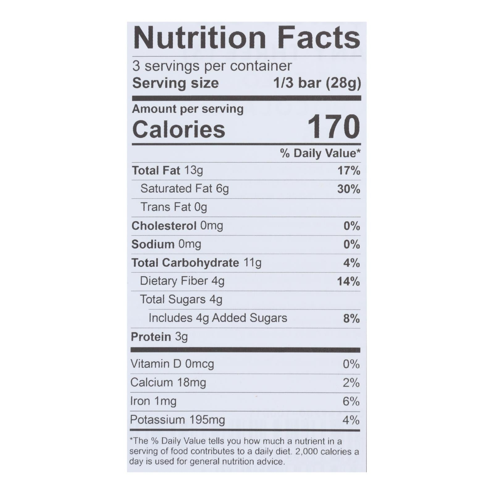 Theo Chocolate Black Rice Quinoa Crunch - 85 Percent Dark Chocolate - Case Of 12 - 3 Oz. - Maras Green
