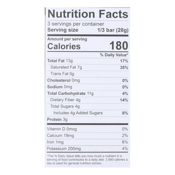 Theo Chocolate Organic Chocolate Bar - Classic - Dark Chocolate - 85 Percent Cacao - Pure - 3 Oz Bars - Case Of 12 - Maras Green