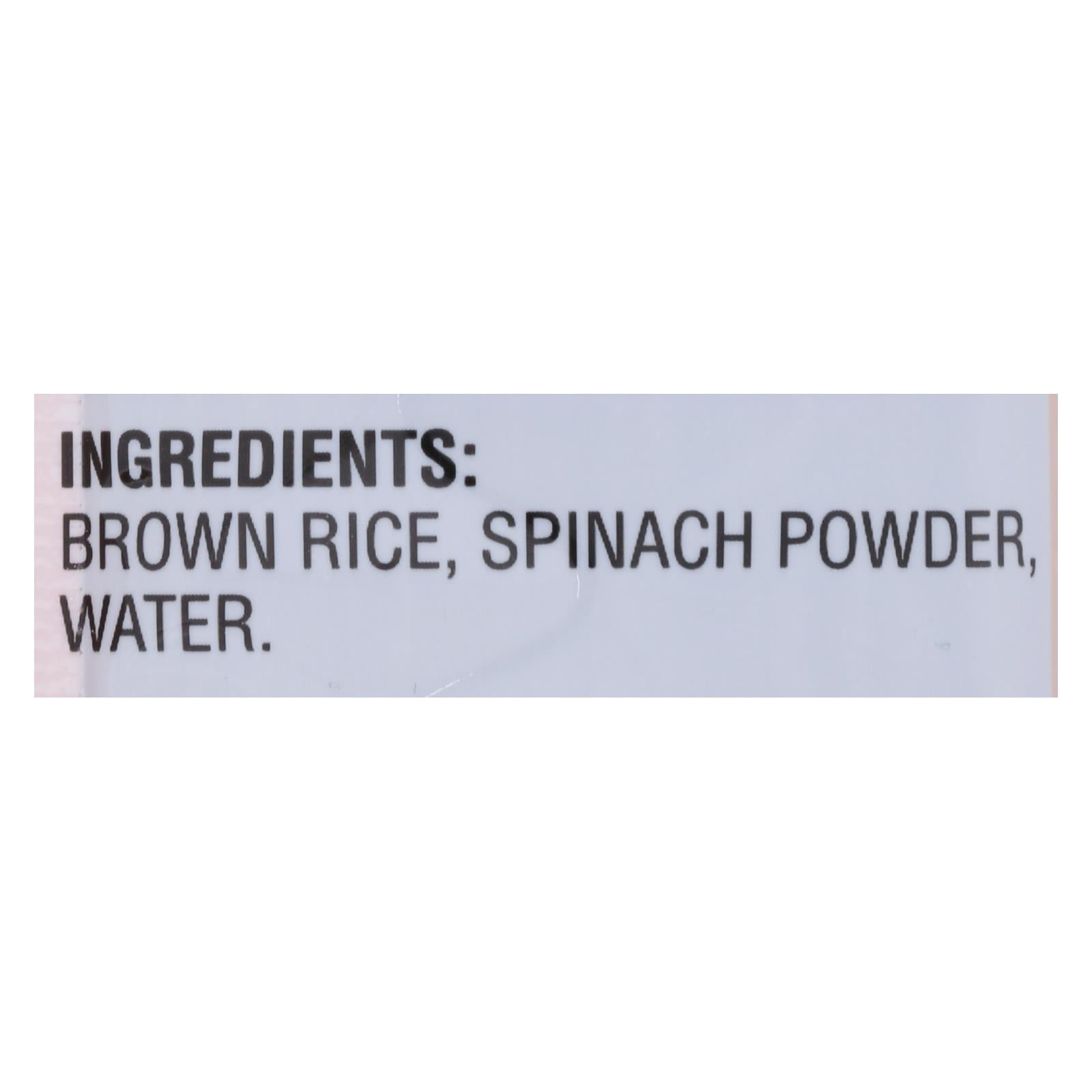 Tinkyada Brown Rice Pasta - Spaghetti Spanish - Case Of 12 - 12 Oz - Maras Green