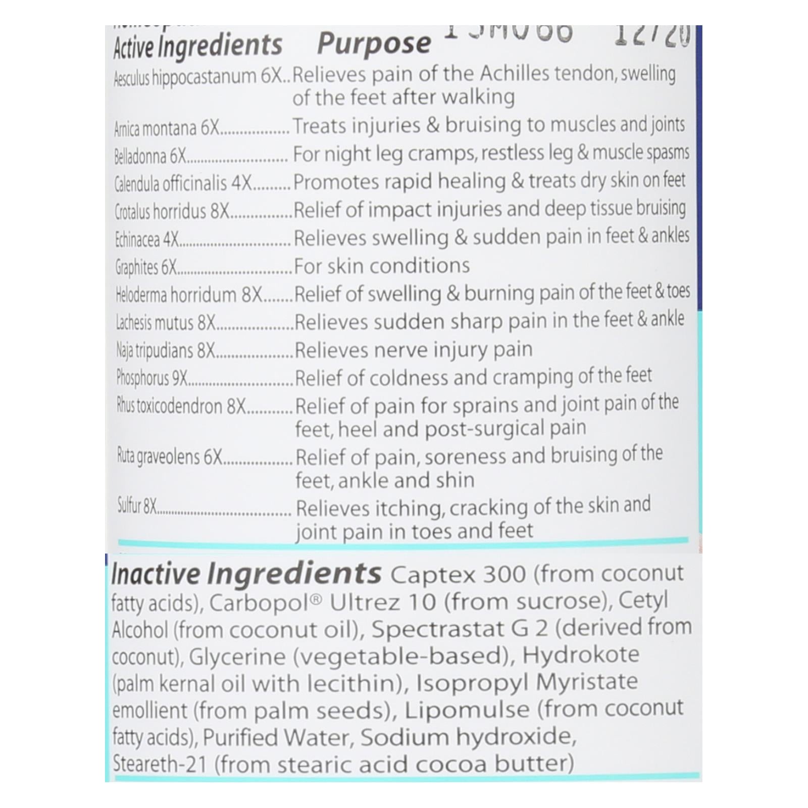 Topricin Foot Therapy Cream - 8 Oz - Maras Green