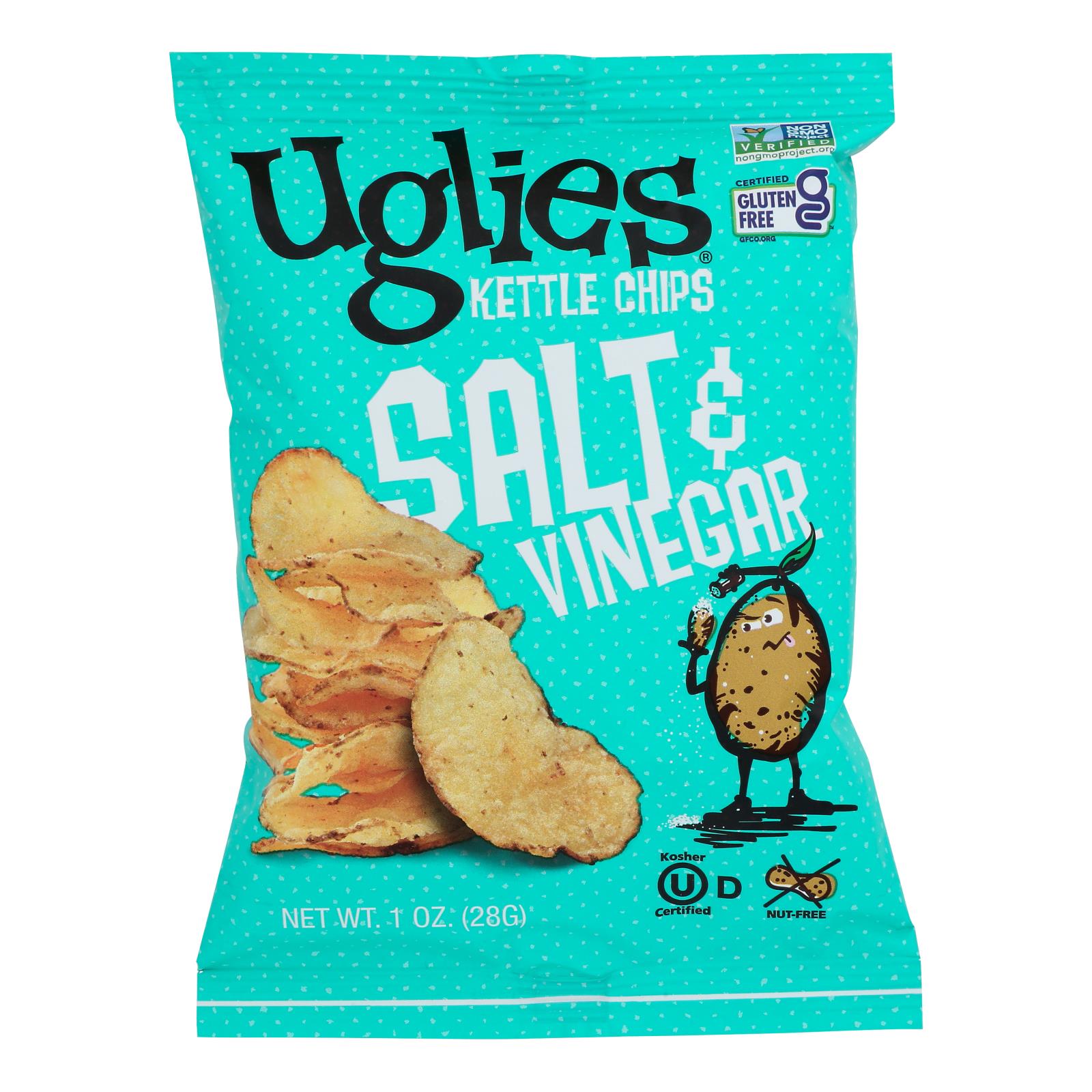 Uglies - Potato Chips Salt Vinegar - Case Of 32 - 1 Oz - Maras Green