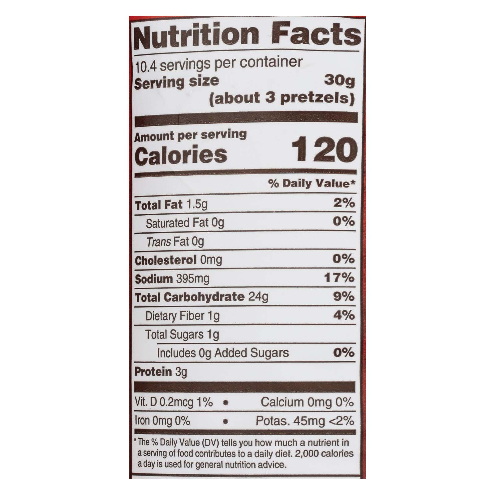 Unique Pretzels - Splits - Extra Dark - Case Of 12 - 11 Oz. - Maras Green