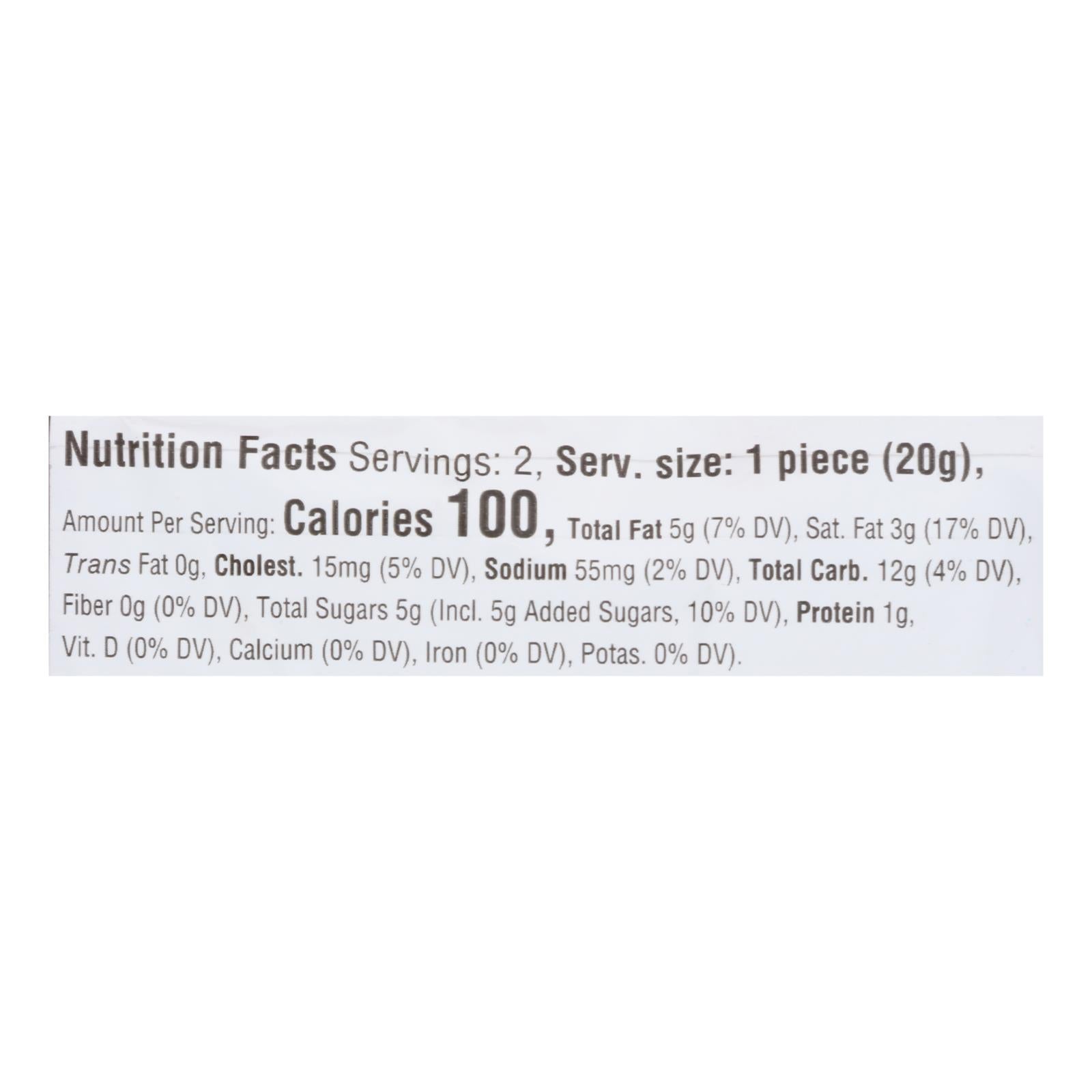 Walkers Shortbread - Cookies 2 Ch Chips 20ct Display - Case Of 20 - 1.4 Oz - Maras Green