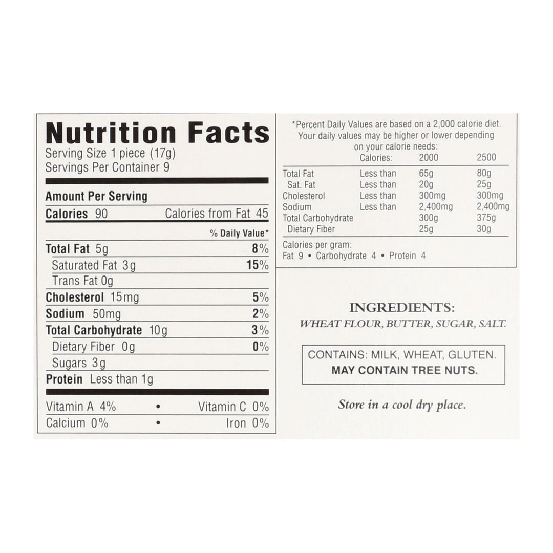 Walkers Shortbread - Pure Butter Round - Case Of 12 - 5.3 Oz. - Maras Green