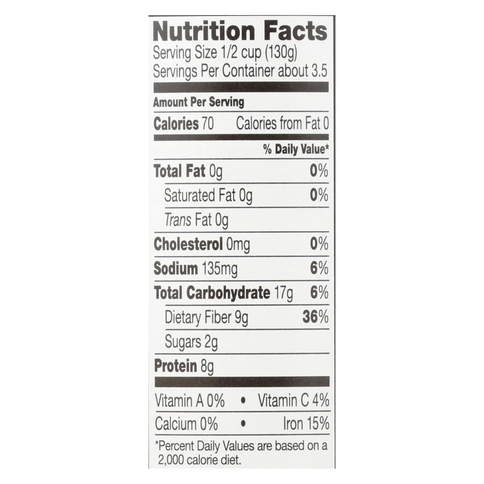 Westbrae Foods Organic Lentils Beans - Case Of 12 - 15 Oz. - Maras Green