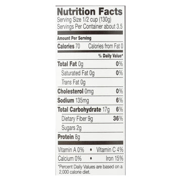 Westbrae Foods Organic Lentils Beans - Case Of 12 - 15 Oz. - Maras Green