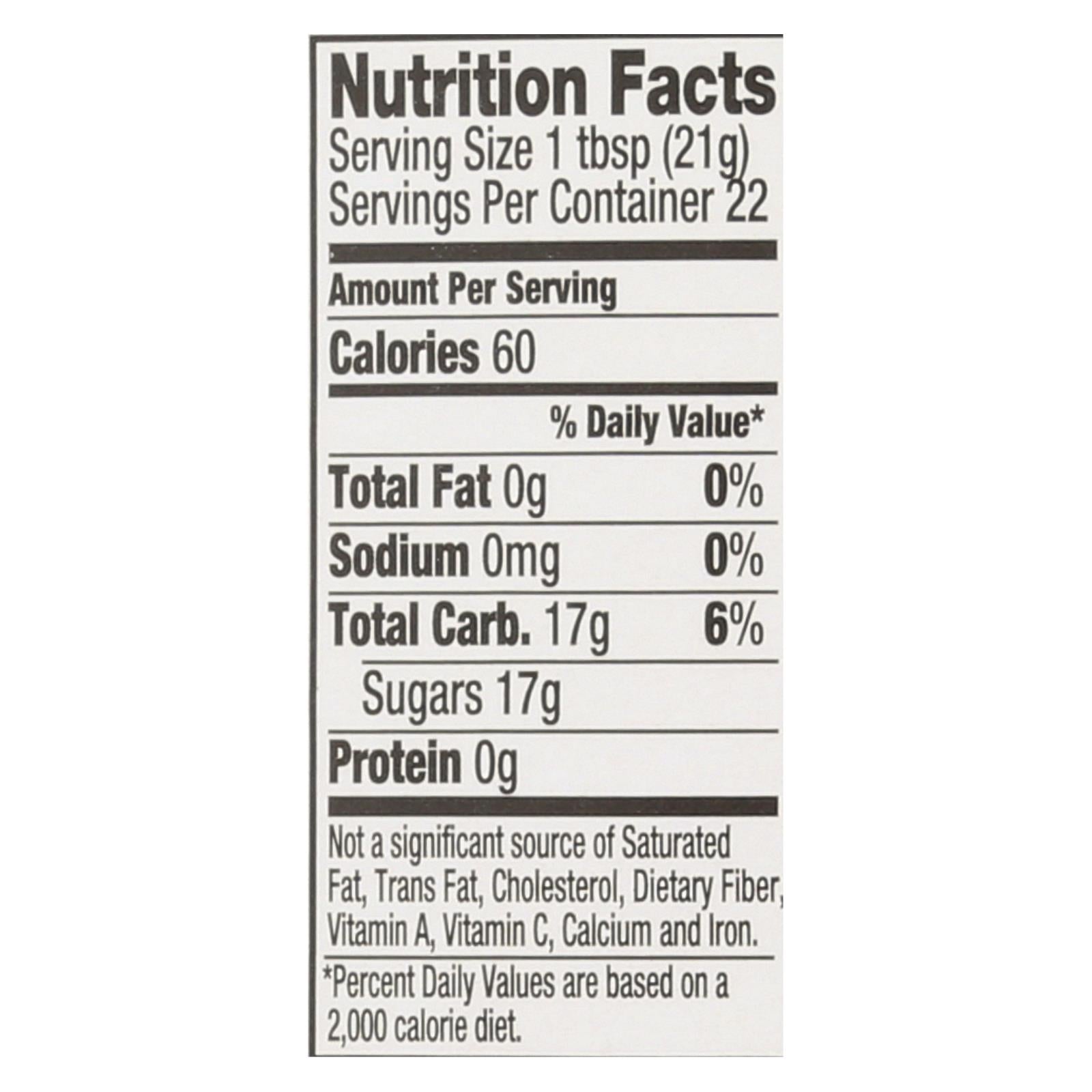Wholesome Sweeteners Honey - Organic - White - Unfliltered - Squeeze - Case Of 6 - 16 Oz - Maras Green