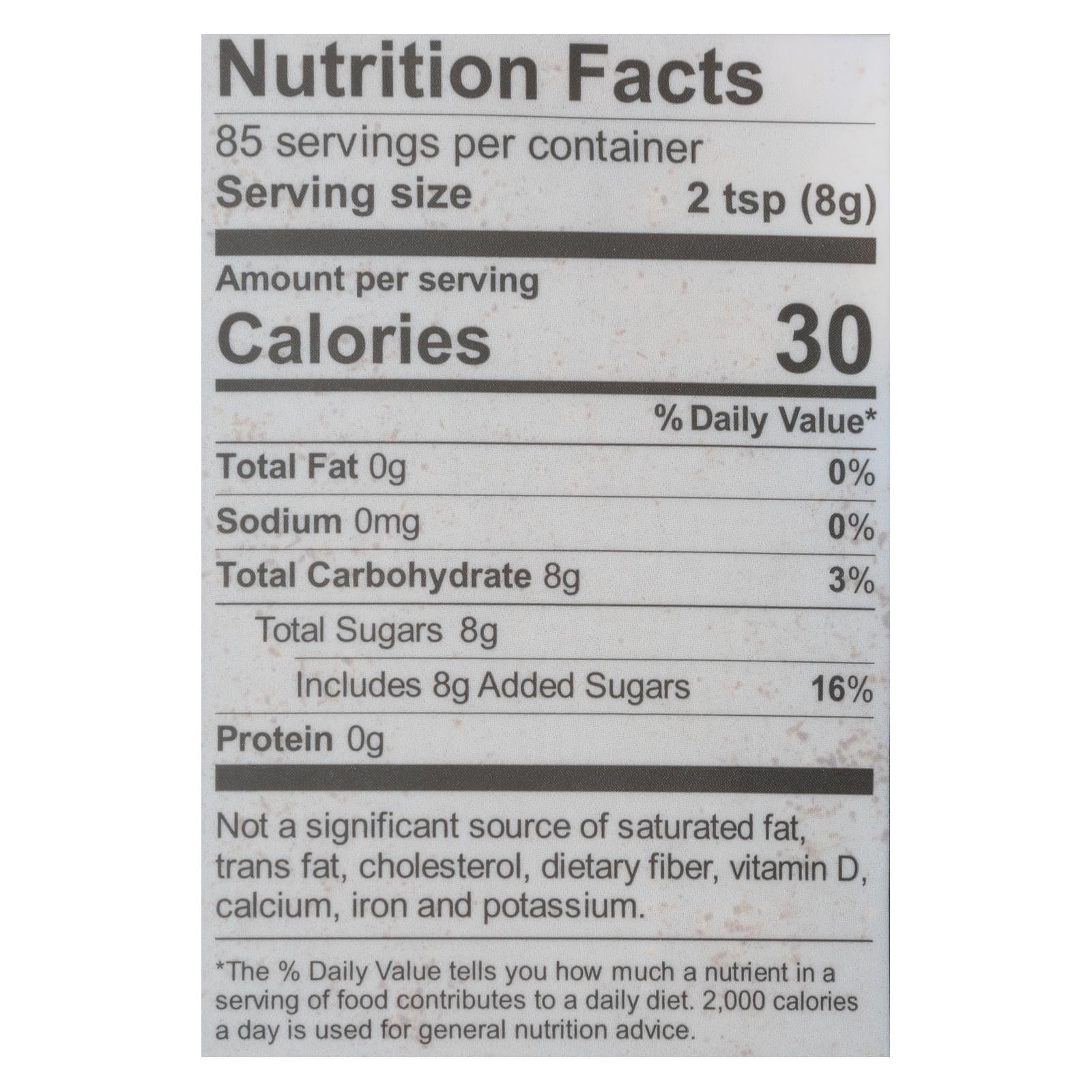 Wholesome Sweeteners Sugar - Organic - Dark Brown - 24 Oz - Case Of 6 - Maras Green