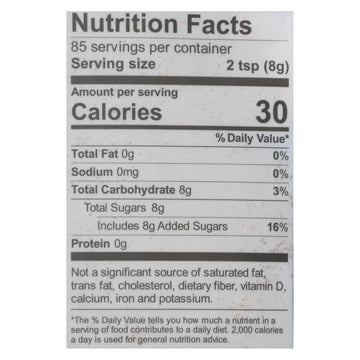 Wholesome Sweeteners Sugar - Organic - Dark Brown - 24 Oz - Case Of 6 - Maras Green
