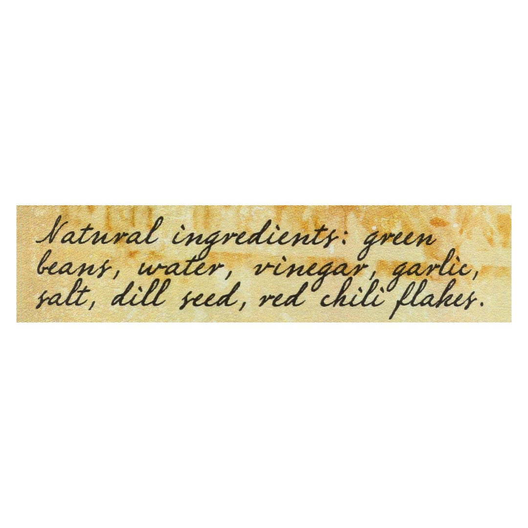 Yee - haw Pickle Company Mildly Spicy Pickled Green Beans - Case Of 6 - 16 Oz - Maras Green