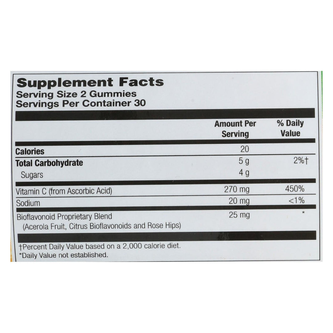 Zand - Gummies Orange C - 1 Each - 60 Ct - Maras Green