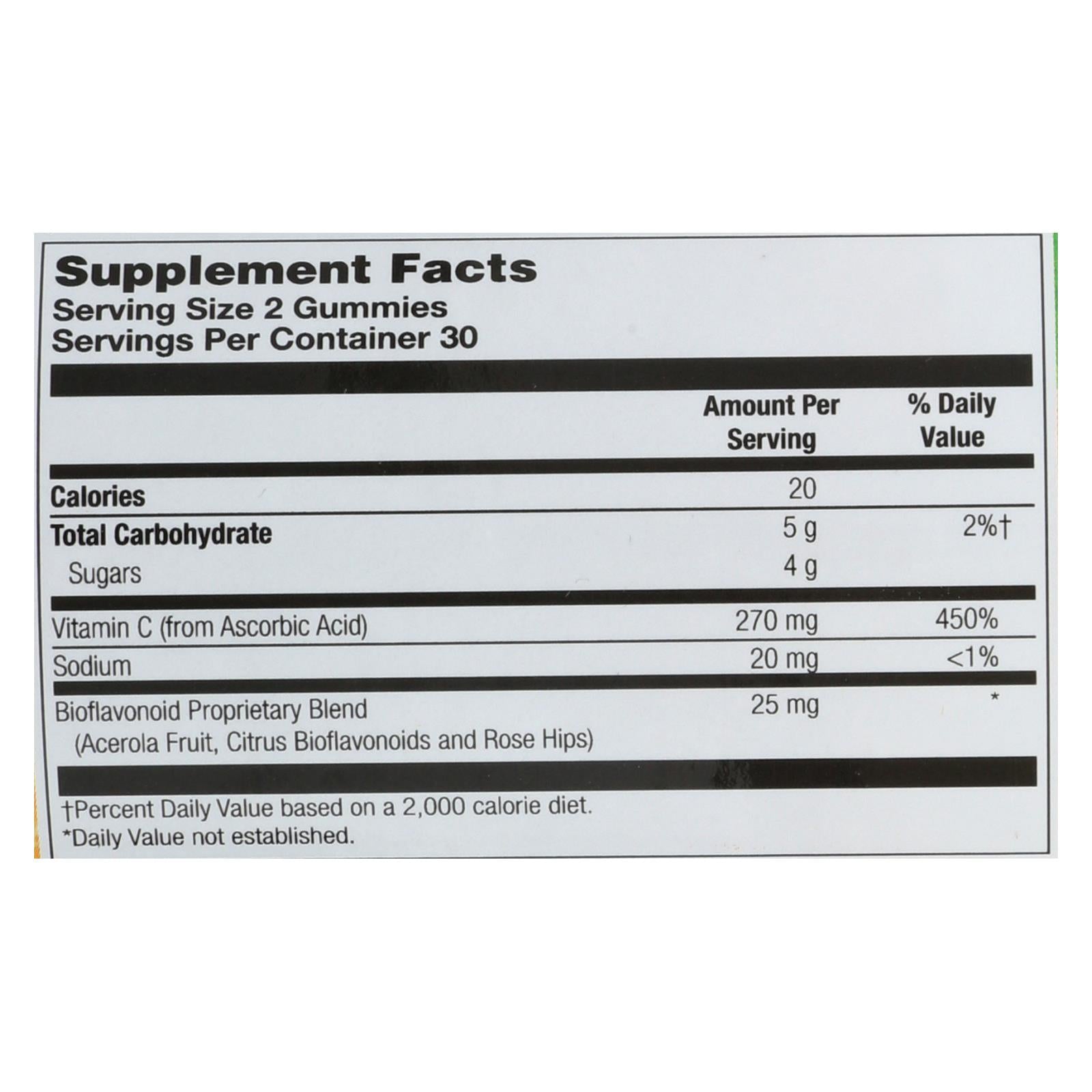 Zand - Gummies Orange C - 1 Each - 60 Ct - Maras Green