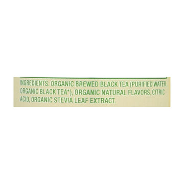 Zevia - Tea Black Peach - Case Of 12 - 12 Fz - Maras Green