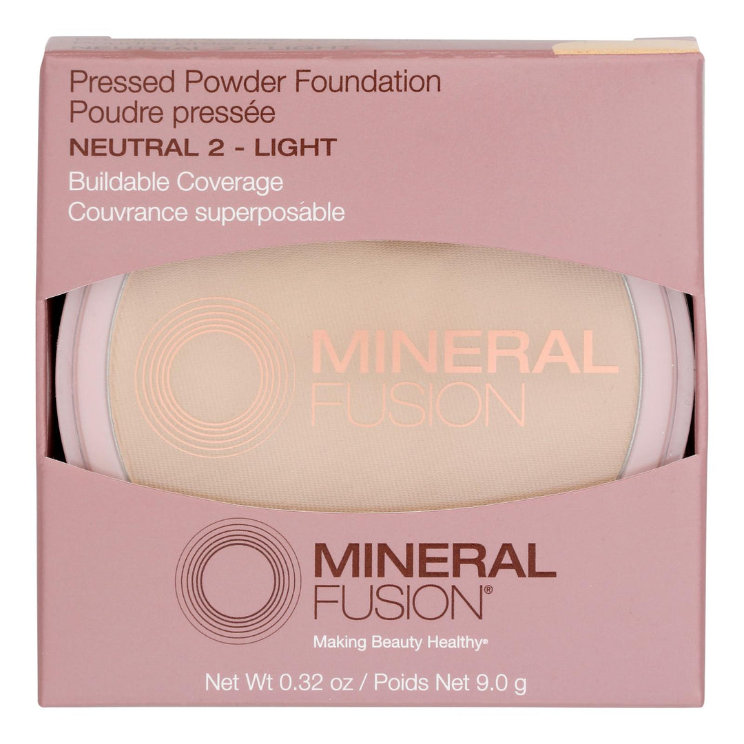 Mineral Fusion - Mkup Pressed Base Ntrl 2 - 1 Each - .32 Oz - Maras Green