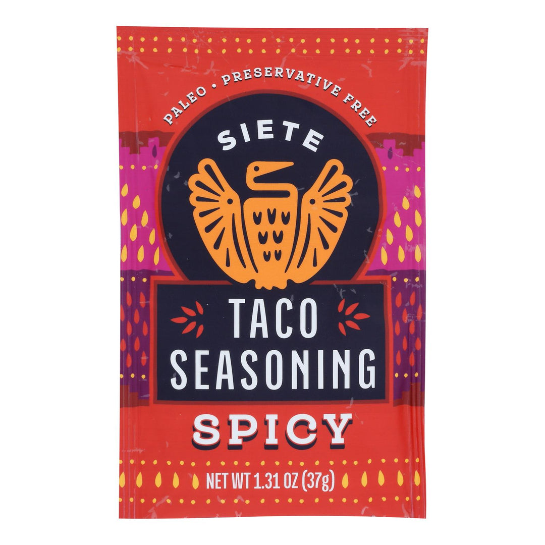 Siete - Seasoning Spicy Taco - Case Of 12 - 1.31 Oz - Maras Green