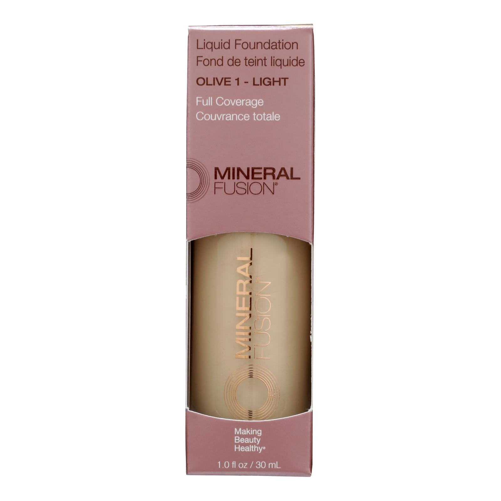 Mineral Fusion - Mkup Liquid Foundtn Olive 1 - 1 Each - 1 Fz - Maras Green
