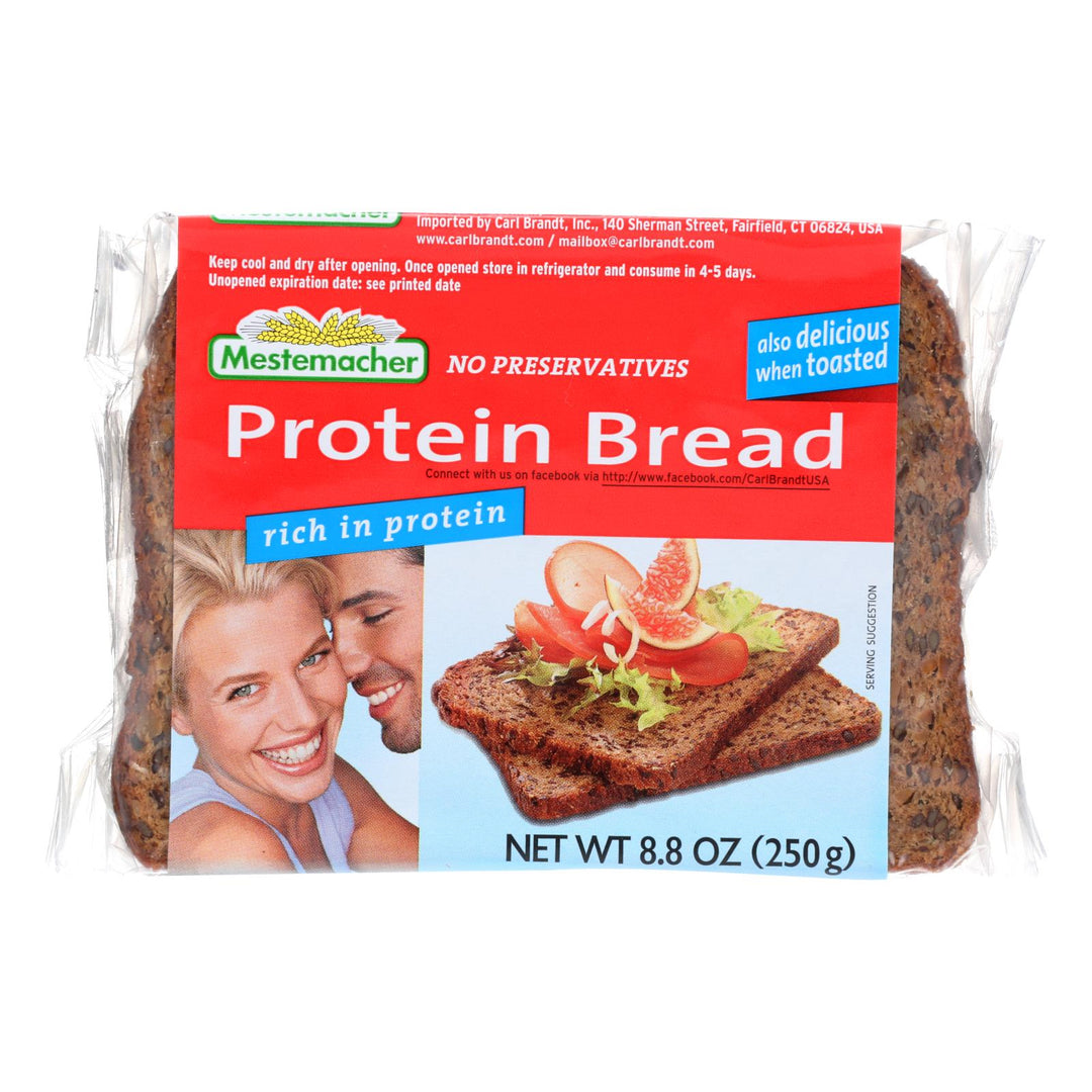 Mestemacher Bread Bread - Protein - Case Of 9 - 8.8 Oz - Maras Green