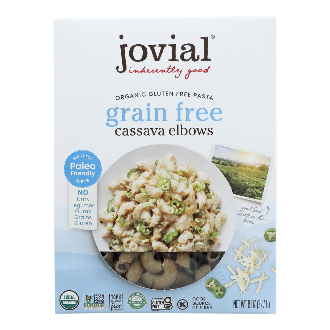 Jovial - Pasta Organic Cassava Elbows - Case Of 6 - 8 Oz - Maras Green