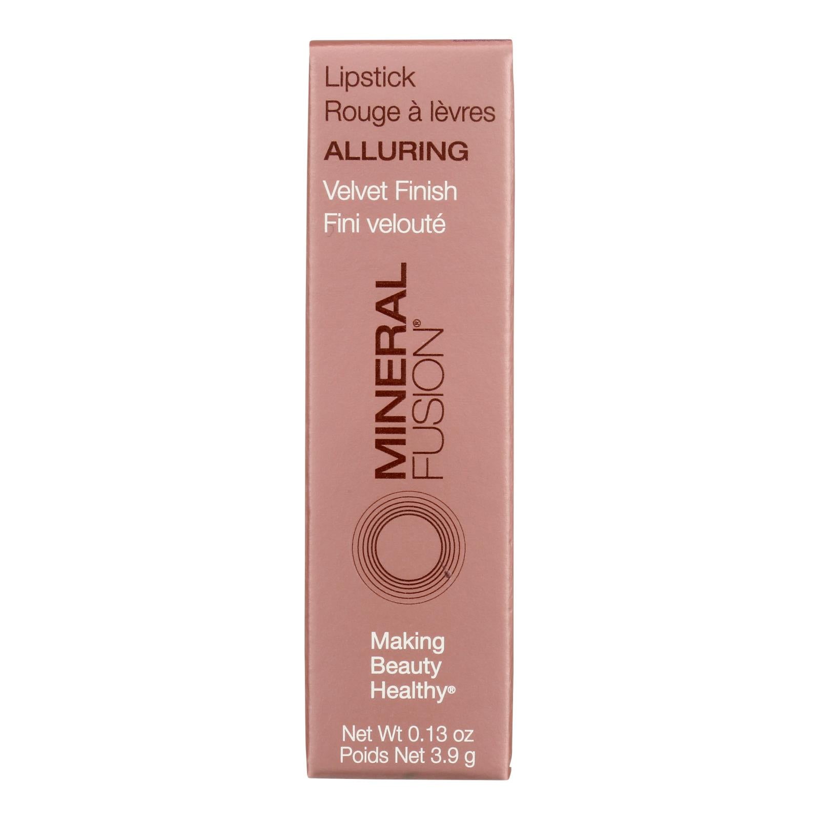 Mineral Fusion - Mkup Lipstick Alluring - 1 Each - .137 Oz - Maras Green