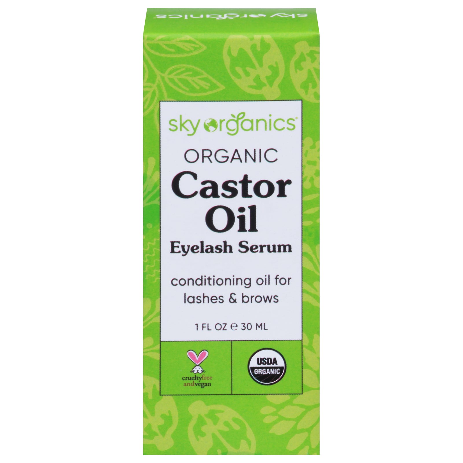 Sky Organics - Castor Oil Eyelsh Srm - 1 Each 1 - 1 Fz - Maras Green