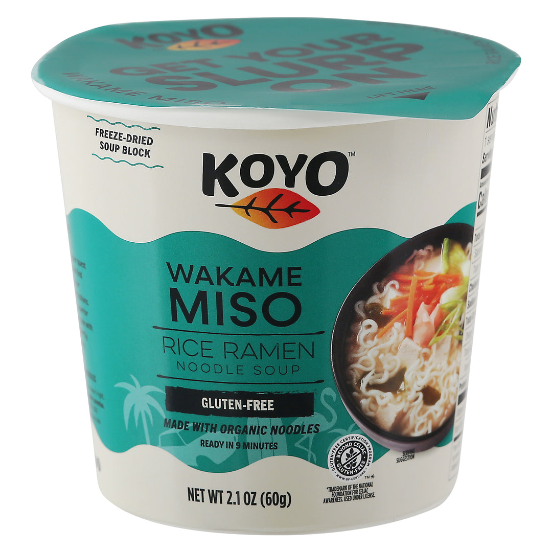 Koyo - Ramen Wakame Miso - Case Of 6 - 2.1 Oz - Maras Green