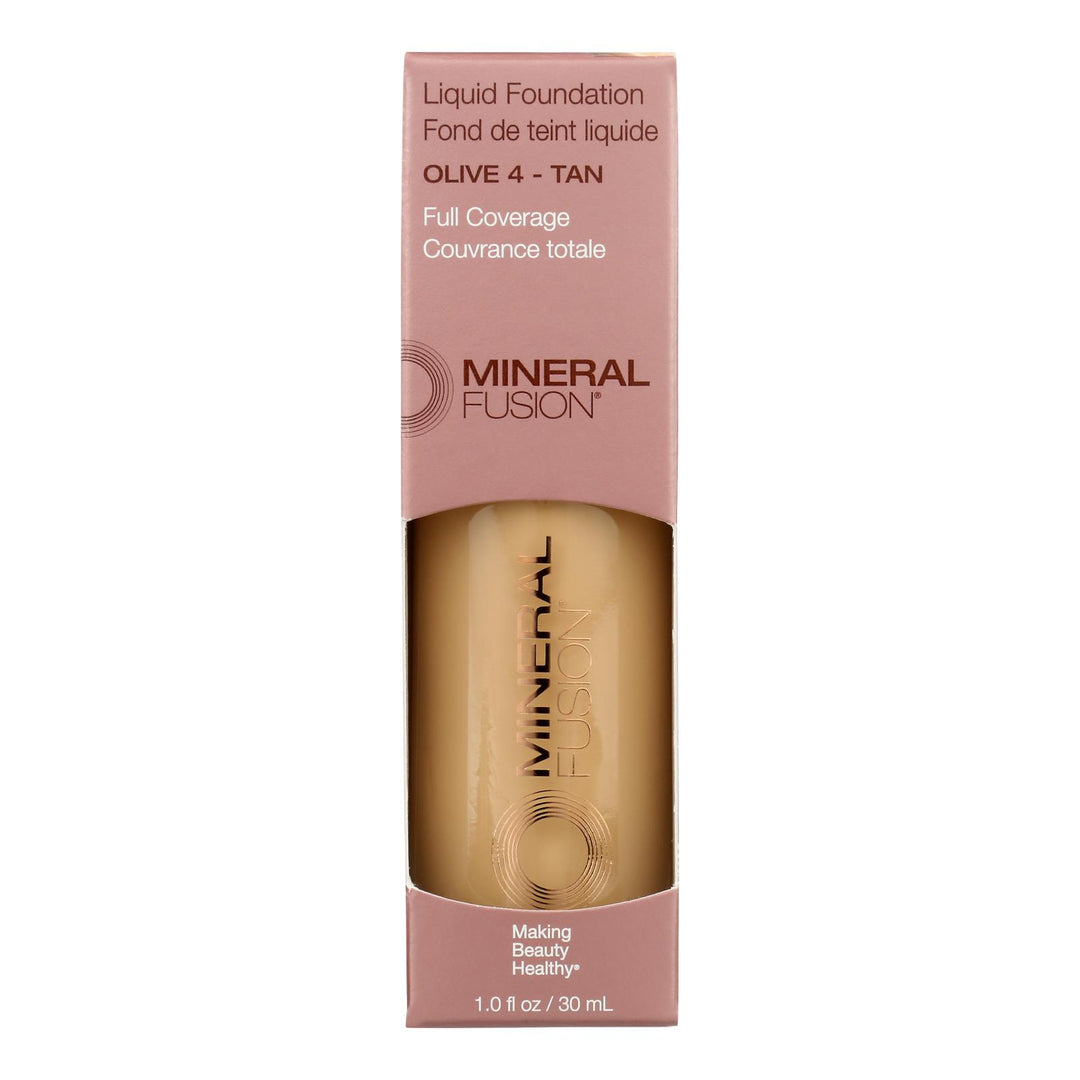 Mineral Fusion - Mkup Liquid Foundtn Olive 4 - 1 Each - 1 Fz - Maras Green