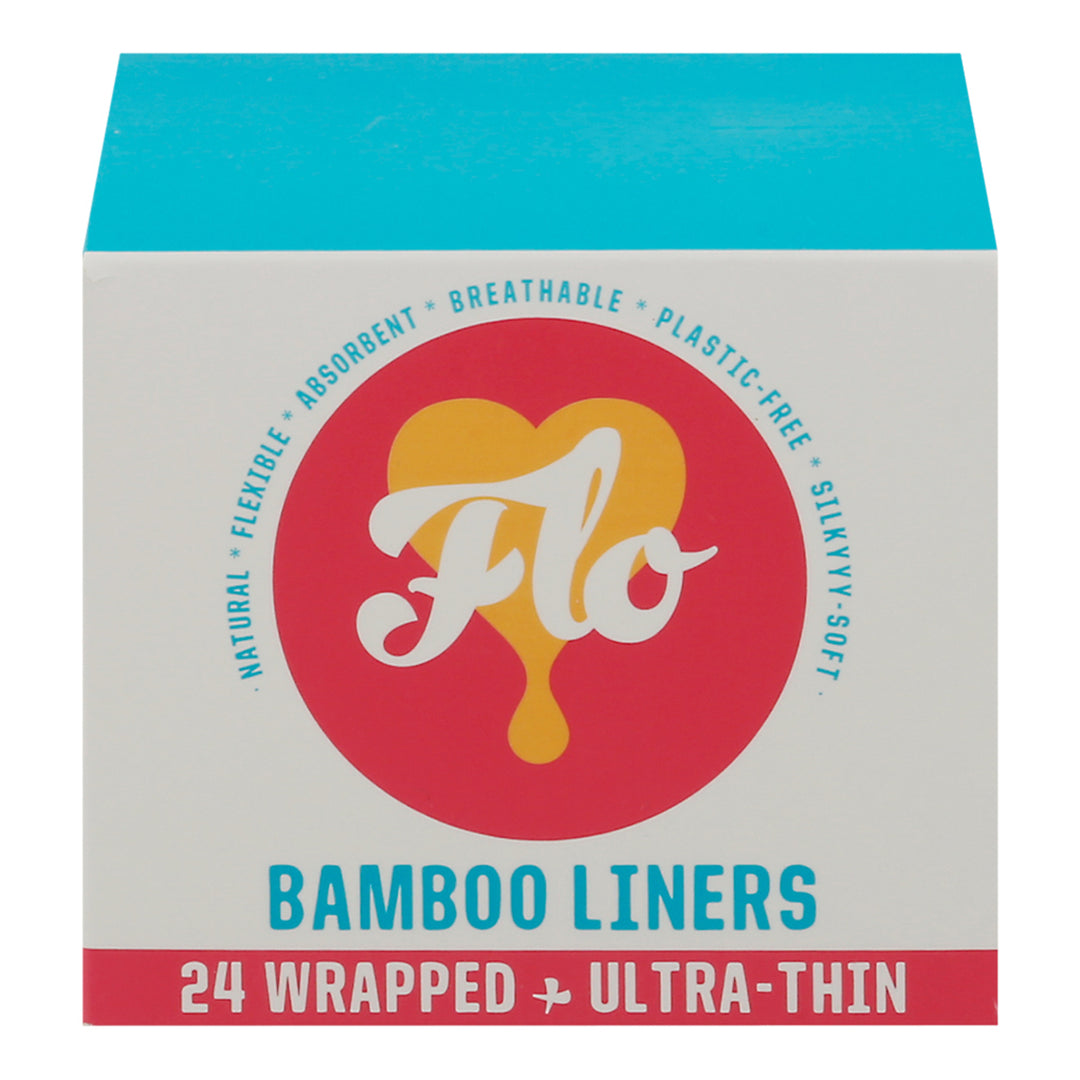 Flo - Liners Bamboo Wrpped 24pk - Case Of 12-24 Count - Maras Green