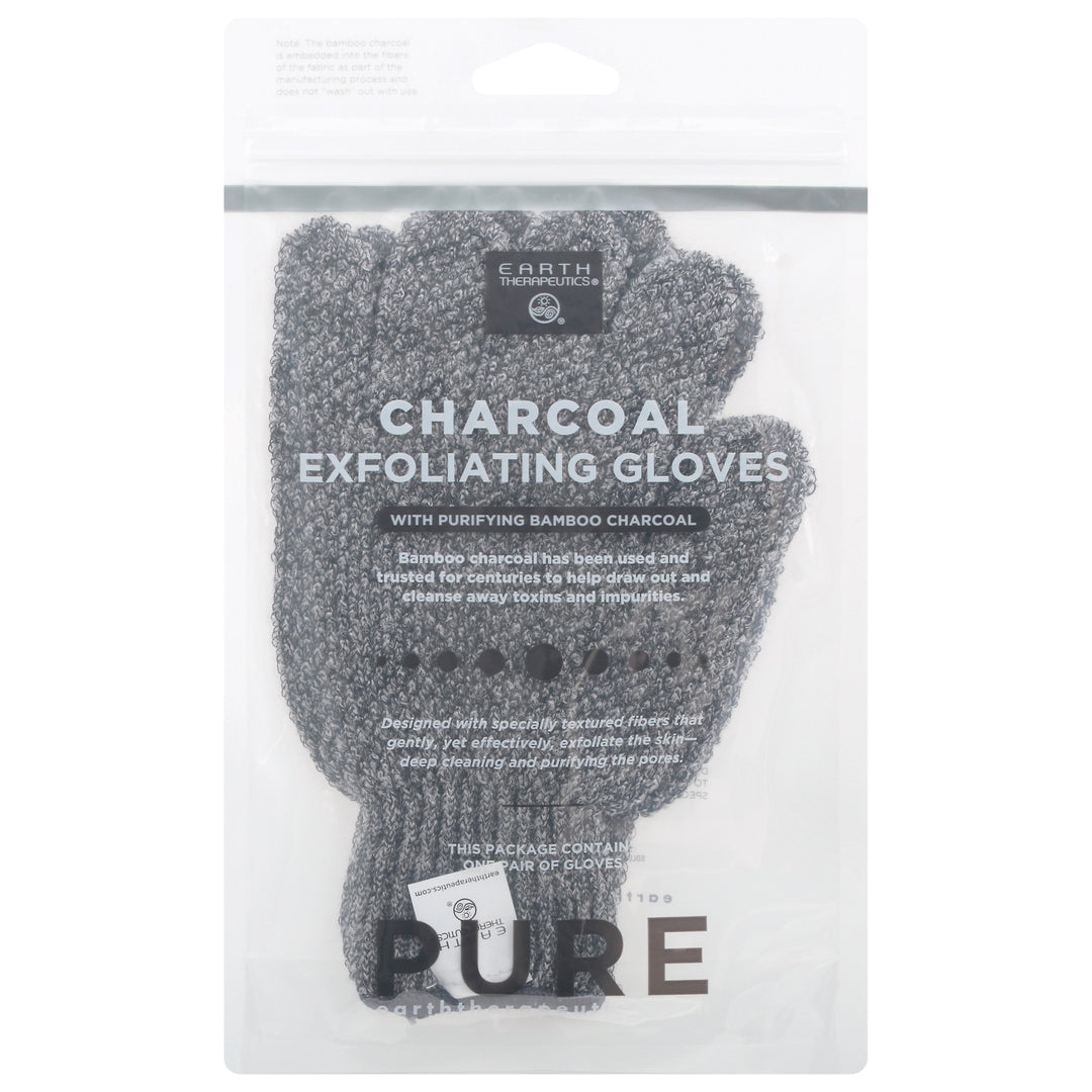 Earth Therapeutics - Exfol Glove Charcoal - 1 Each - .125 Oz - Maras Green