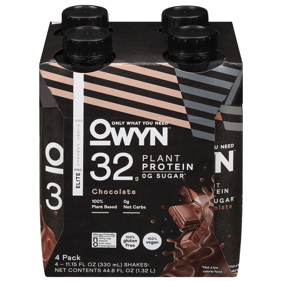 Only What You Need - Protein Drink Chocolate Elit Plntbs - Case Of 3 - 4/11.15z - Maras Green
