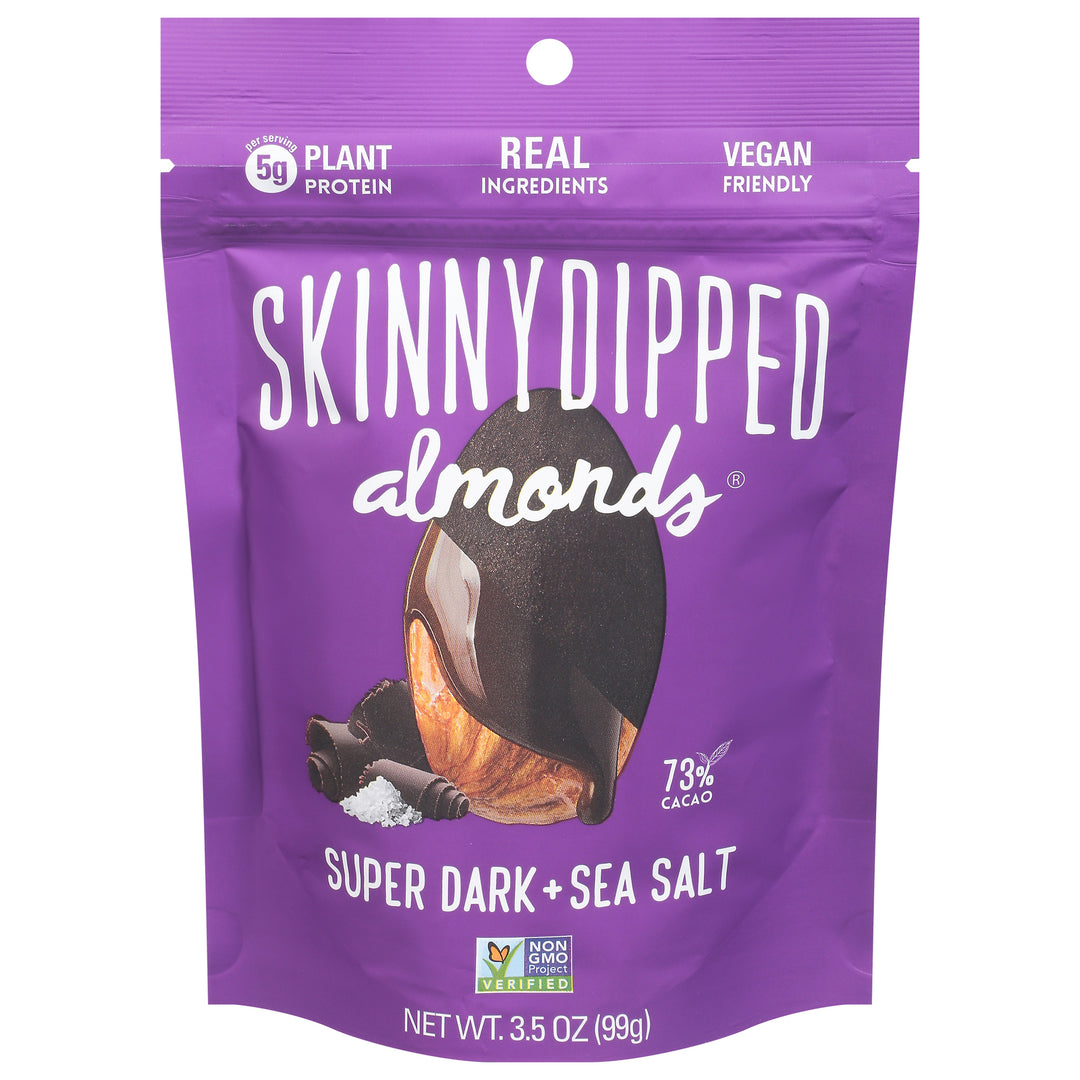Skinnydipped - Almonds Spr Dark & Sea Salt - Case Of 10 - 3.5 Oz - Maras Green