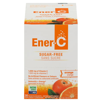 Ener - c - Ener - c Orange 1000mg Sugar Free - 1 Each - 30 Pkt - Maras Green