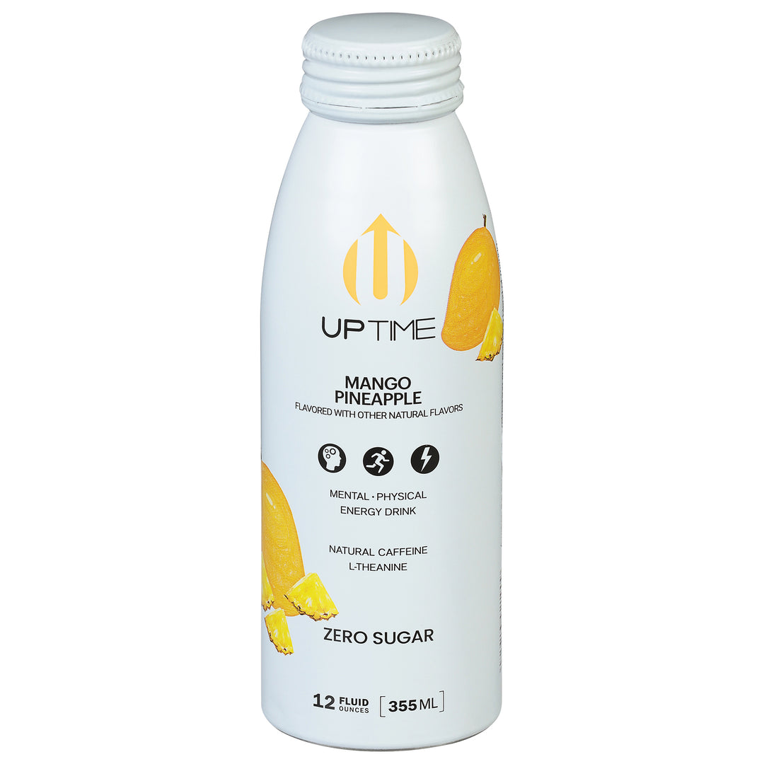 Uptime Energy - Energy Drink Mango Pineap Ns - Case Of 12 - 12 Fz - Maras Green