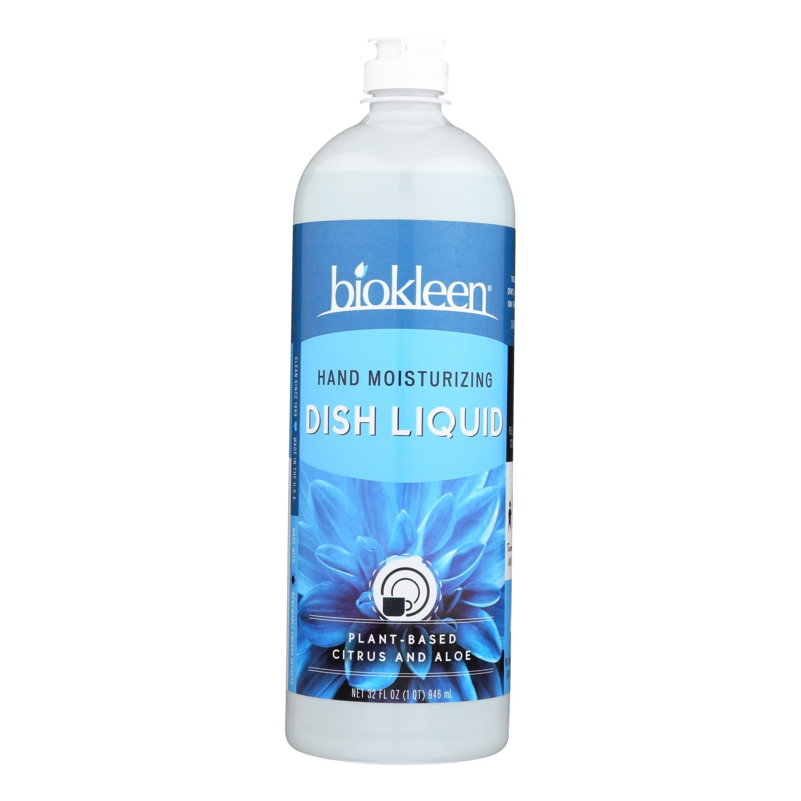 Biokleen Natural Dish Liquid - Case Of 12 - 32 Oz - Maras Green