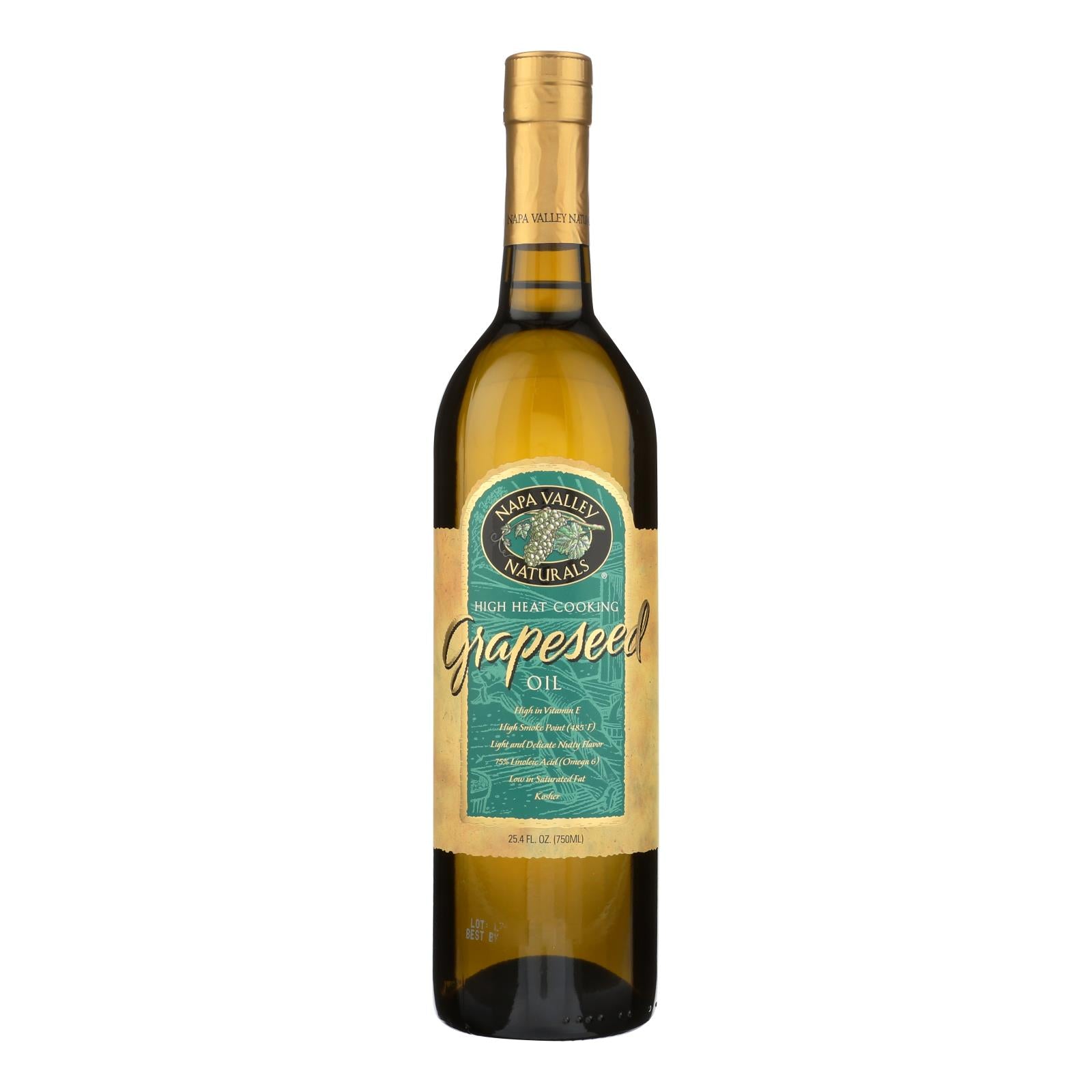 Napa Valley Naturals Grapeseed Oil - Case Of 12 - 25.4 Fl Oz. - Maras Green
