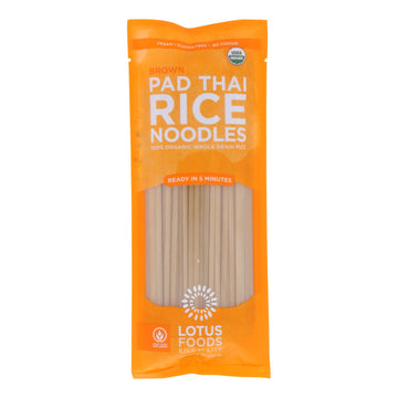 Lotus Foods Noodles - Organic - Brown Rice Pad Thai - Case Of 8 - 8 Oz - Maras Green