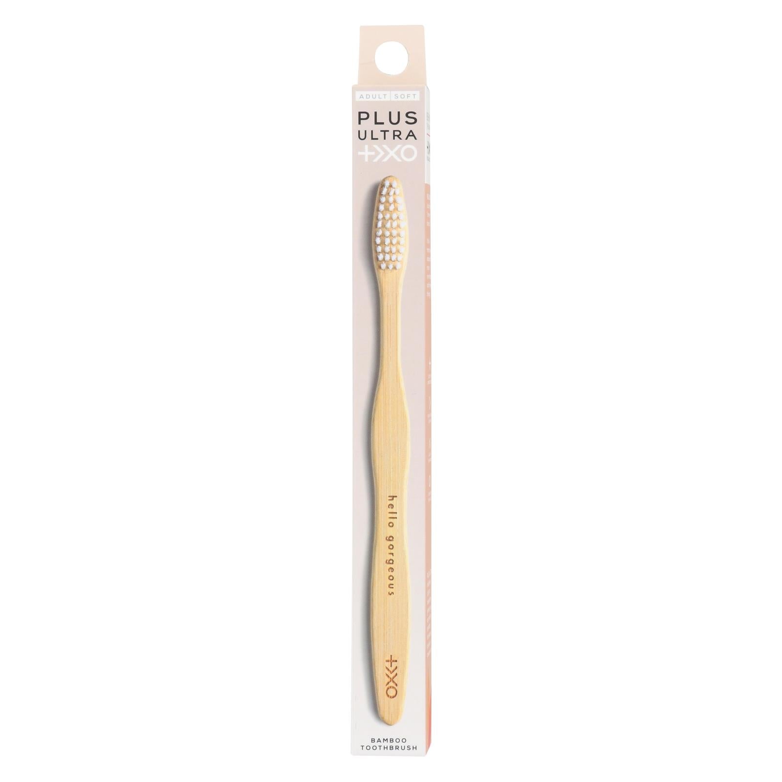 Plus Ultra - Toothbrush Hello Gorgeous - Case Of 12 - 1 Ct - Maras Green
