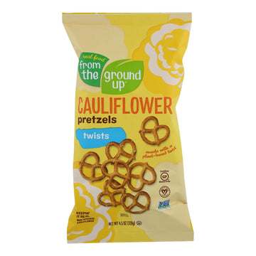 From The Ground Up - Cauliflower Pretzel Sticks - Twist - Case Of 12 - 4.5 Oz. - Maras Green