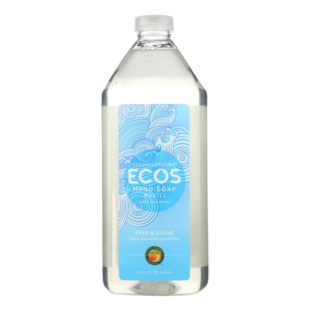 Ecos Hand Soap - Free And Clear - Case Of 6 - 32 Fl Oz. - Maras Green