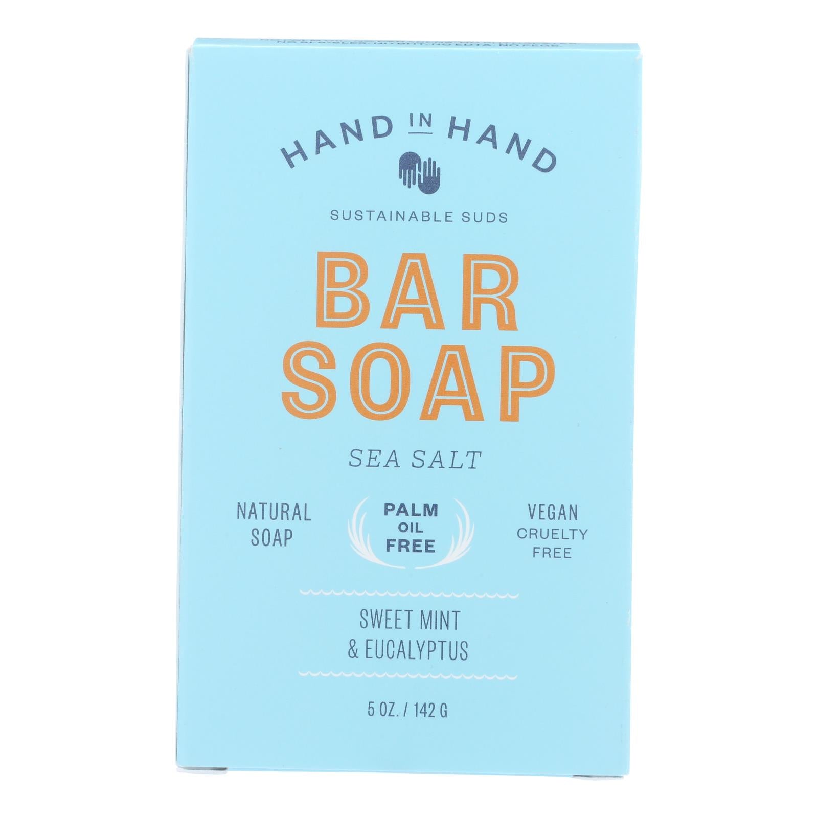 Hand In Hand - Bar Soap Sea Salt - Each Of 1-5 Oz - Maras Green