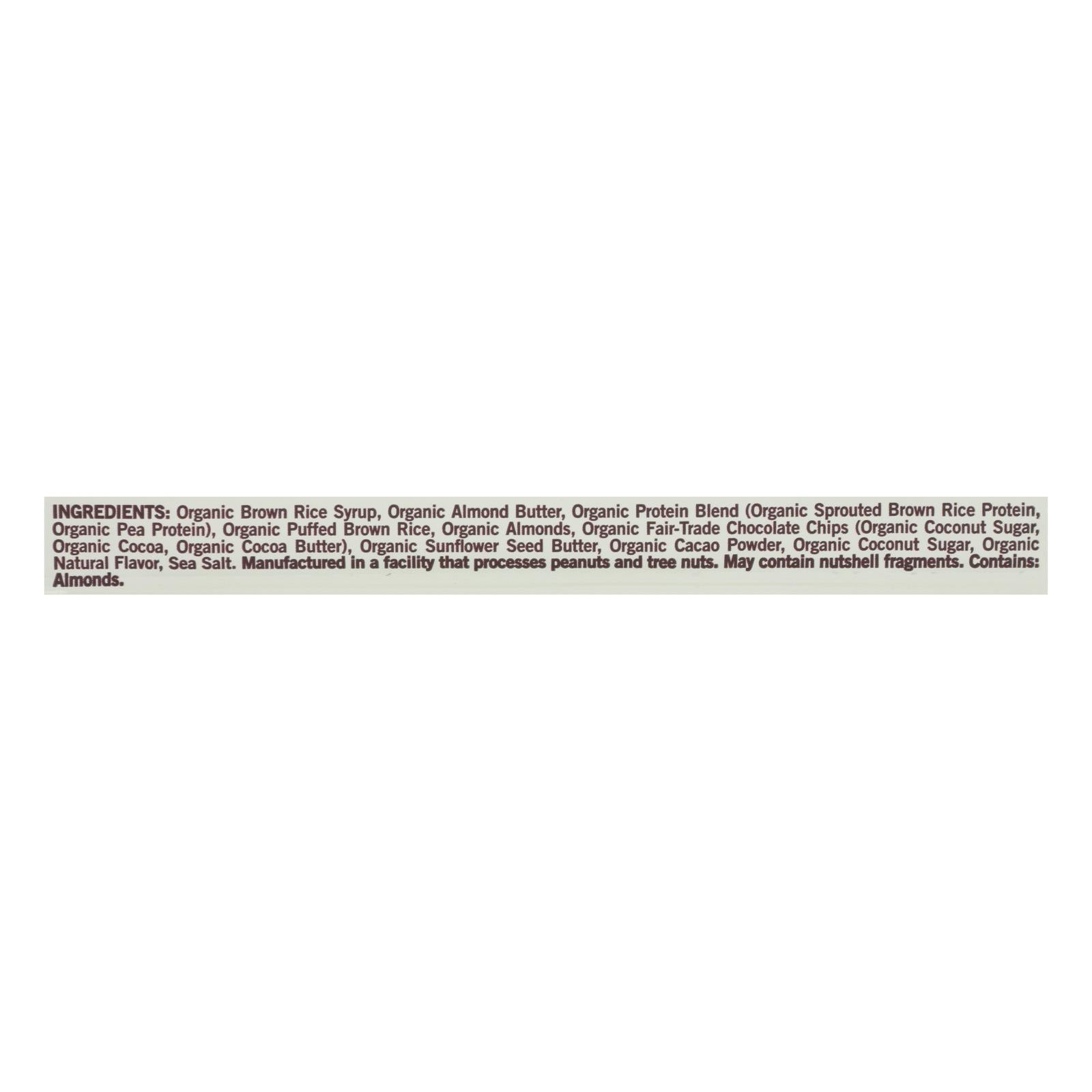 Gomacro Bar - Organic - Dark Chocolate - Almonds - Case Of 12 - 2.3 Oz - Maras Green