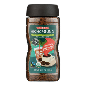 Highground - Coffee Decaf Instant - Case Of 6 - 3.53 Oz - Maras Green