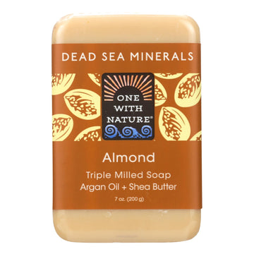One With Nature Almond Soap Bar - 7 Oz - Maras Green