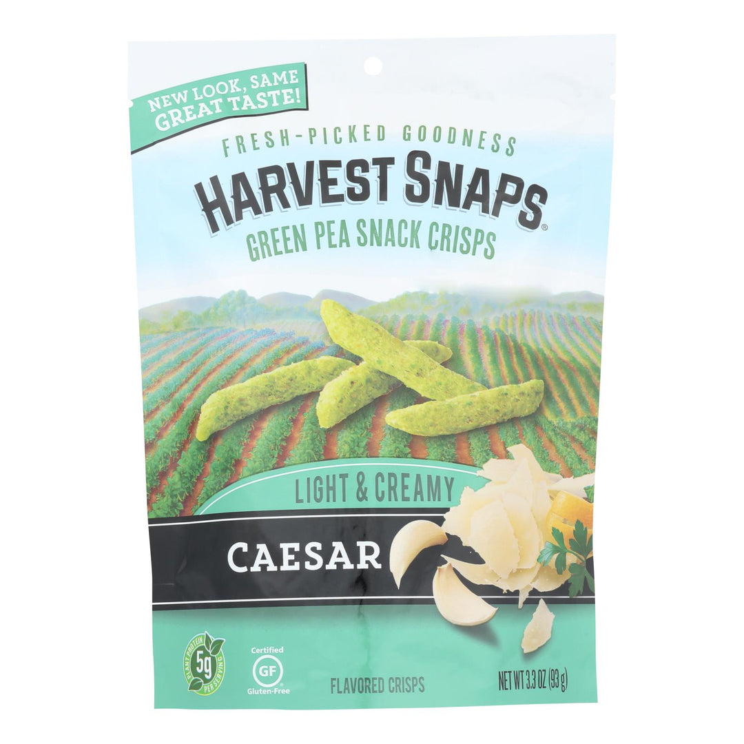 Calbee Snapea Crisp - Snapea Crisps - Caesar - Case Of 12 - 3.3 Oz - Maras Green