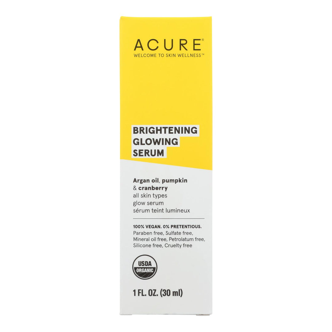 Acure - Serum - Firming Facial - 1 Fl Oz - Maras Green