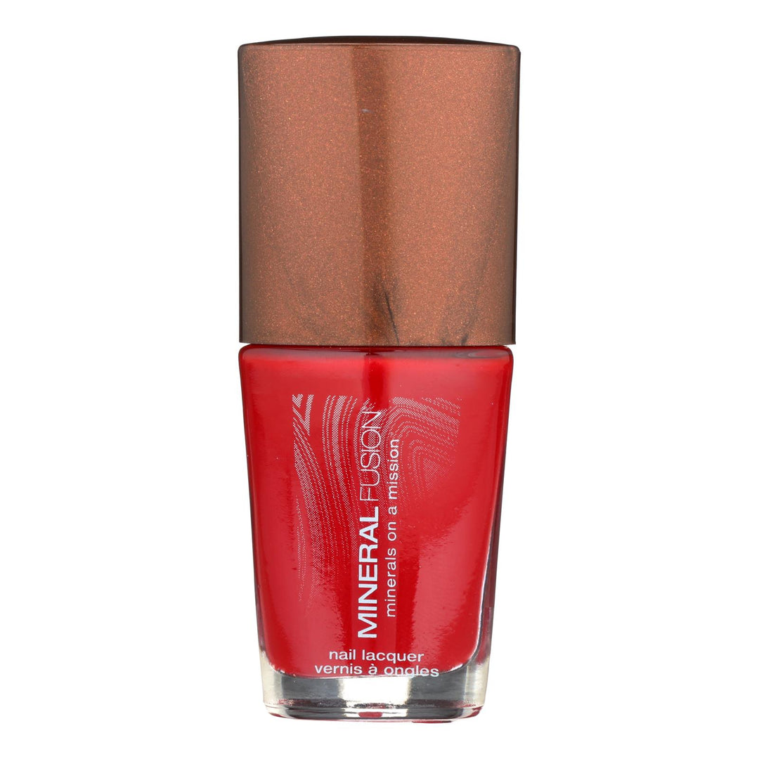 Mineral Fusion - Nail Polish - Crimson Clay - 0.33 Oz. - Maras Green