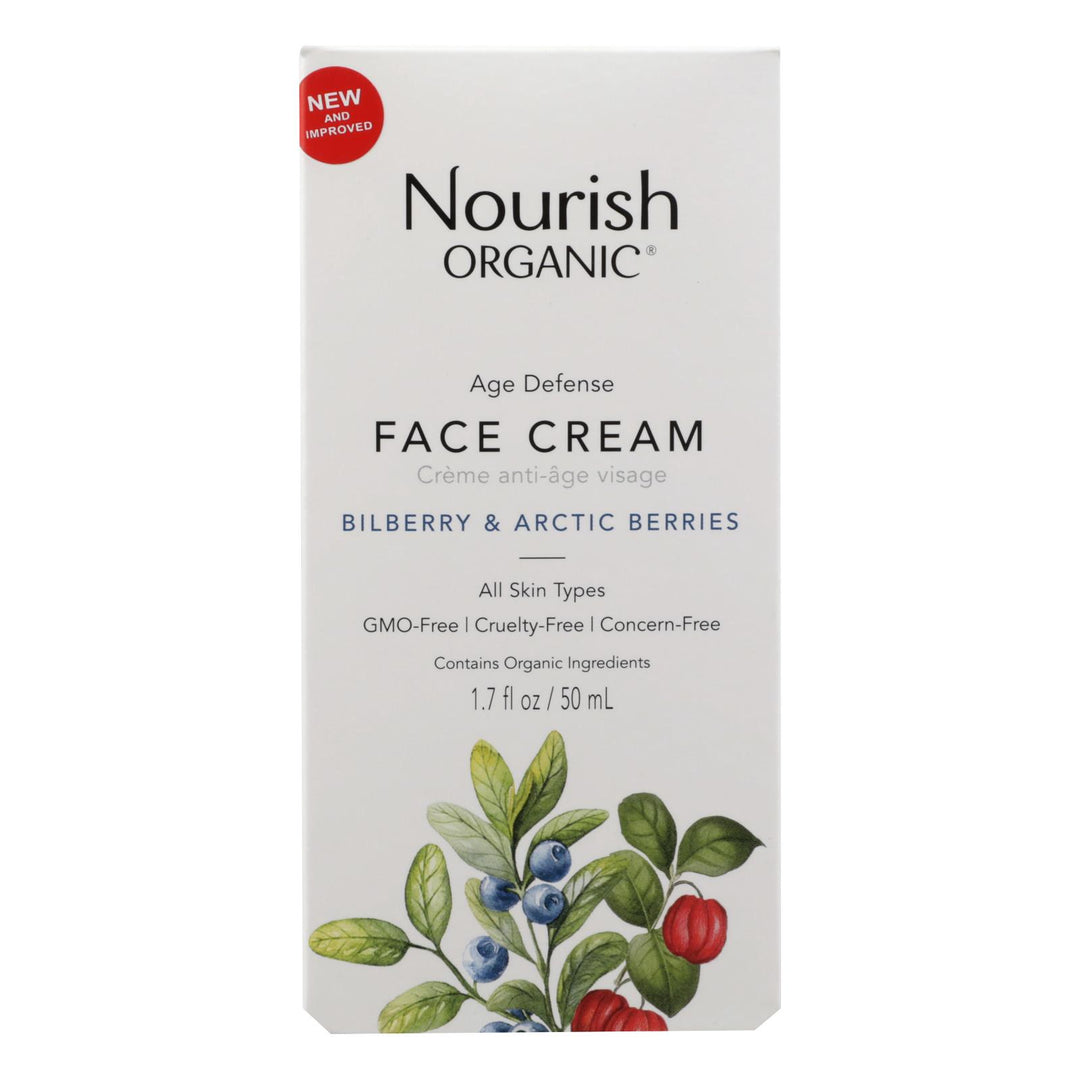 Nourish - Face Cream Age Defense - 1 Each - 1.7 Fz - Maras Green