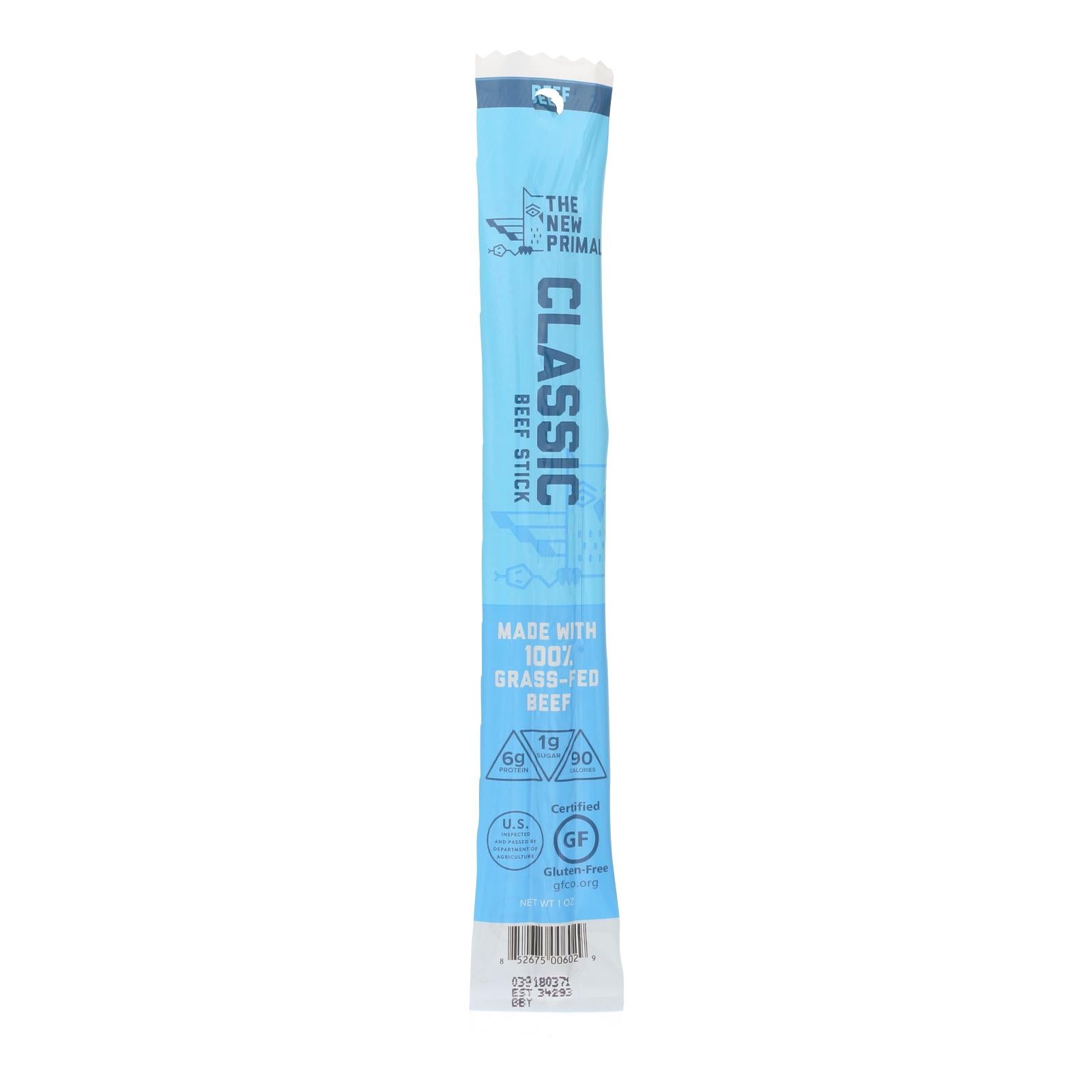 The New Primal Beef Stick - Case Of 20 - 1 Oz - Maras Green