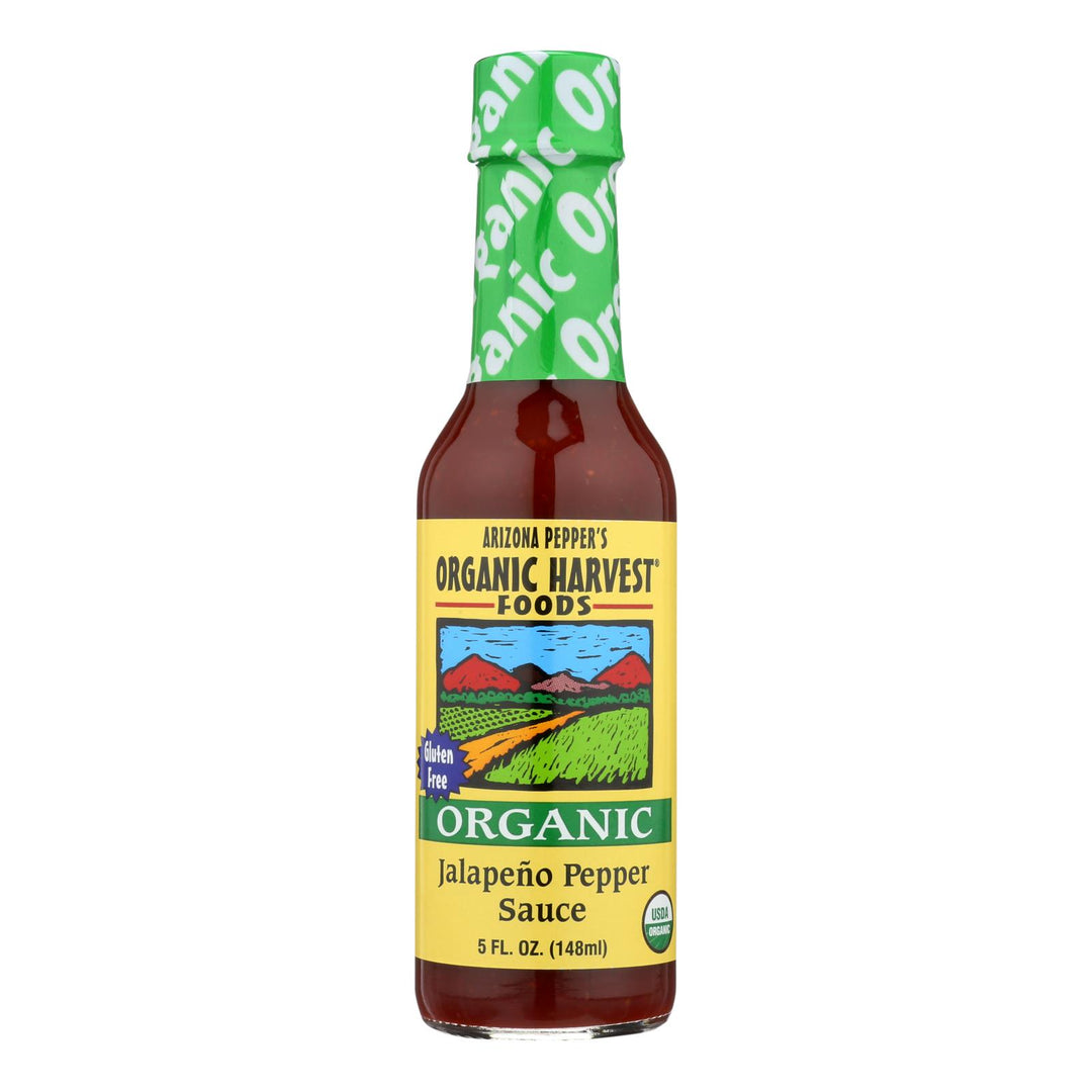 Organic Harvest Pepper Sauce - Organic Jalapeno - Case Of 12 - 5 Oz. - Maras Green