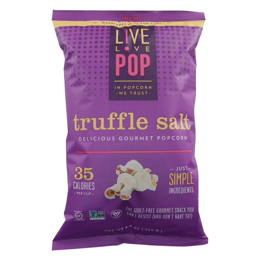 Live Love Pop Delicious Gourmet Popcorn - Case Of 12 - 4.4 Oz - Maras Green
